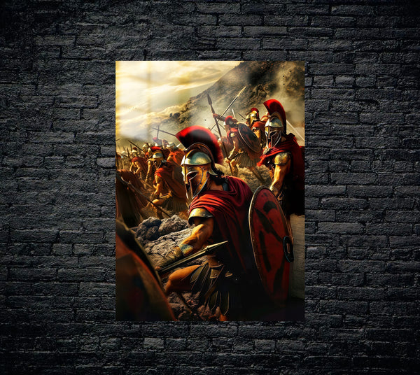300 Spartalı Metal Poster 1212