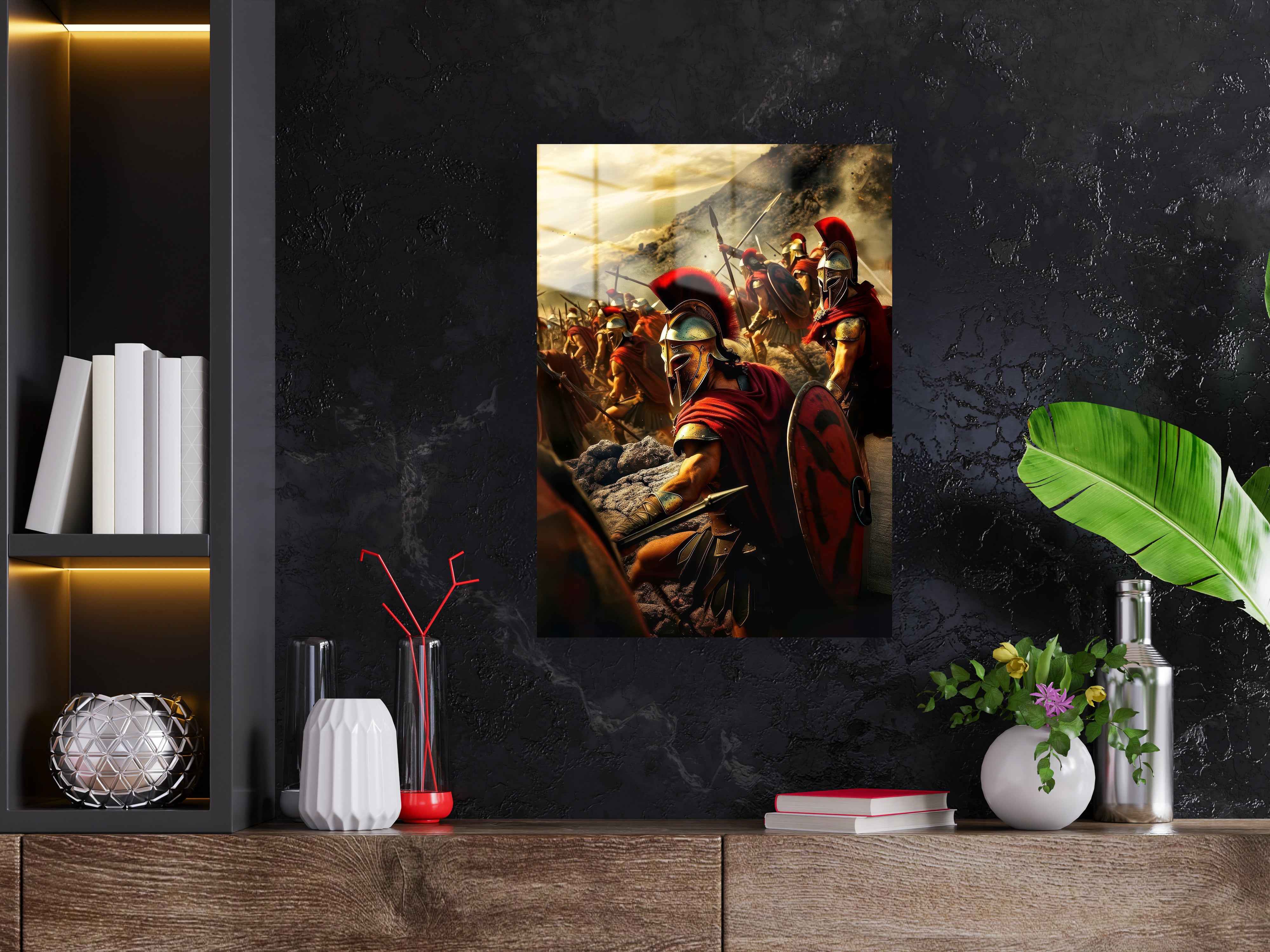 300 Spartalı Metal Poster 1212