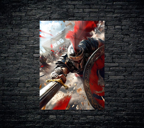 300 Spartalı Metal Poster 1214