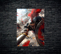 300 Spartalı Metal Poster 1214