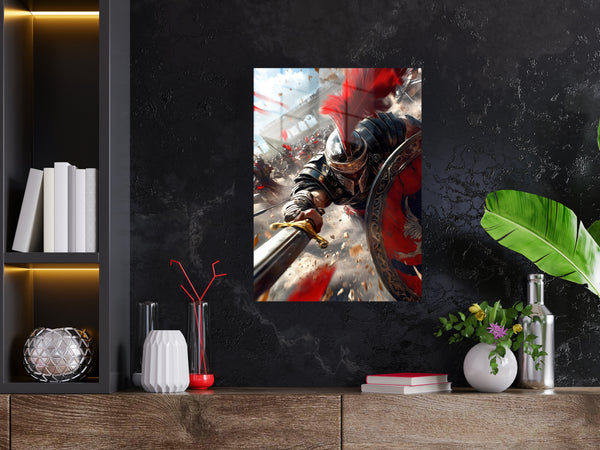 300 Spartalı Metal Poster 1214