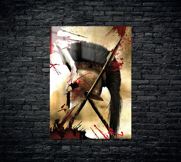 300 Spartalı Metal Poster 1215