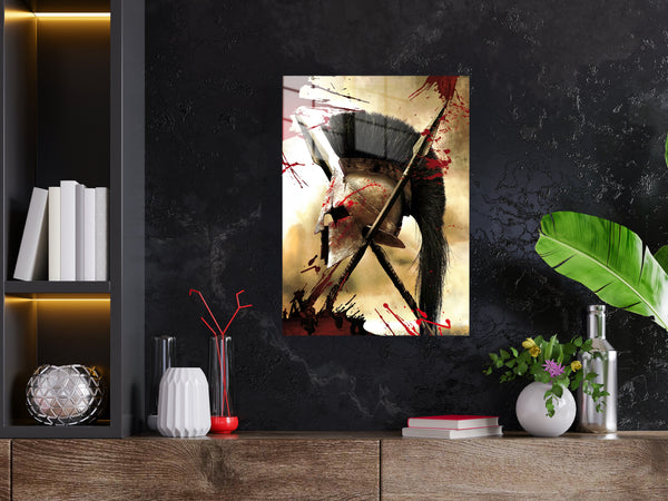 300 Spartalı Metal Poster 1215