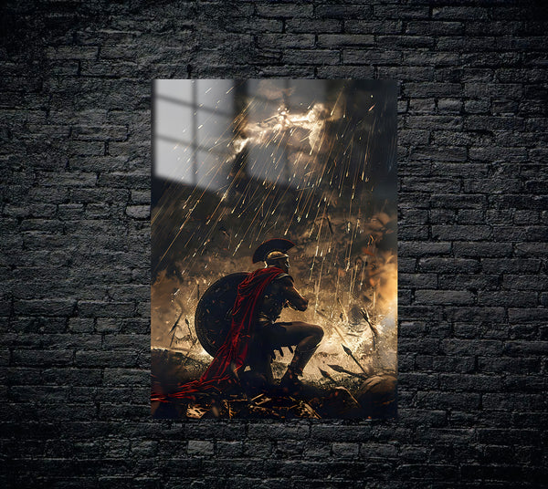 300 Spartalı Metal Poster 1216