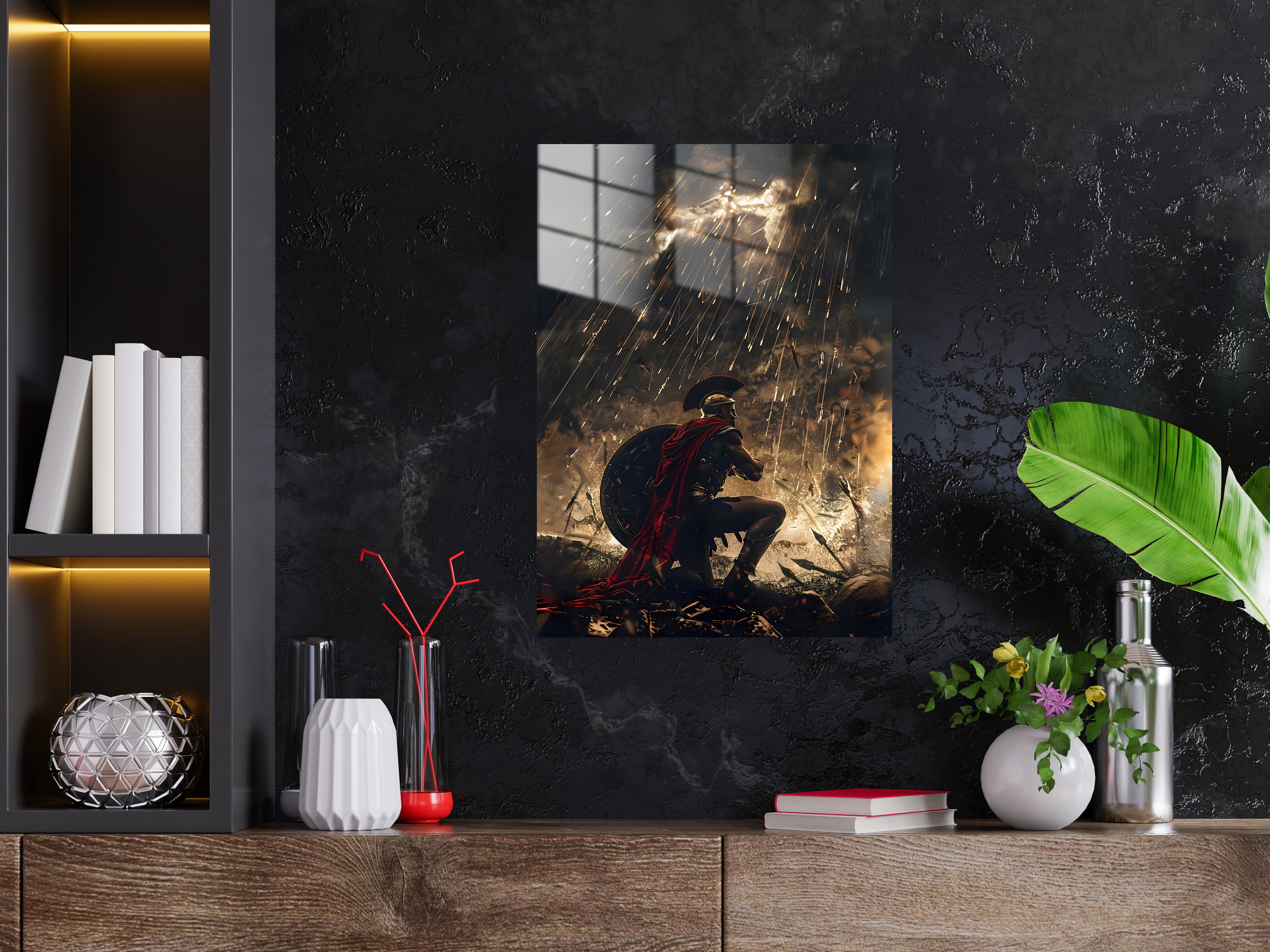 300 Spartalı Metal Poster 1216