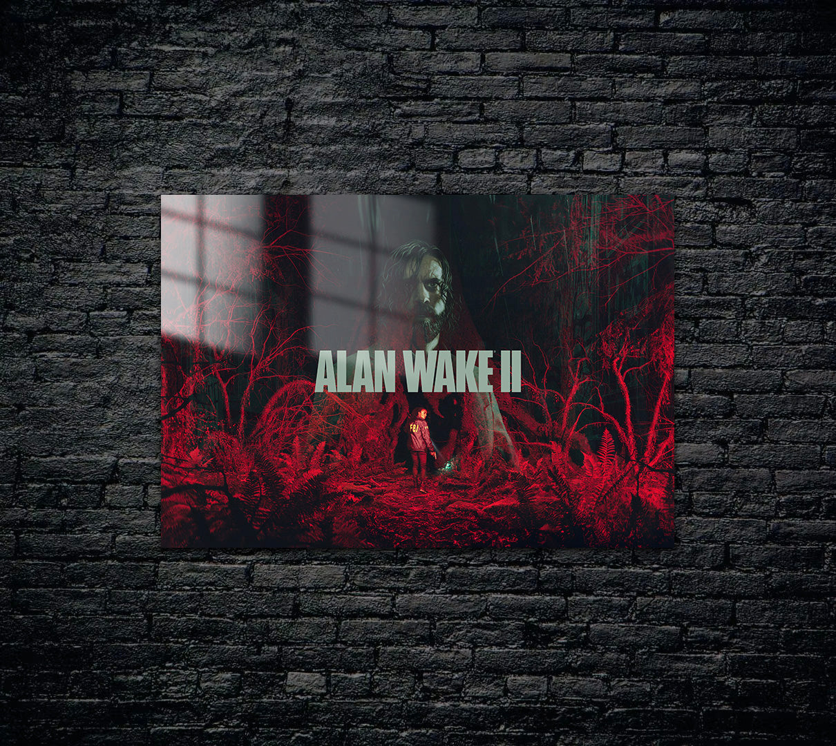 Alan Wake Metal Poster 2