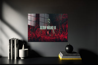 Alan Wake Metal Poster 2