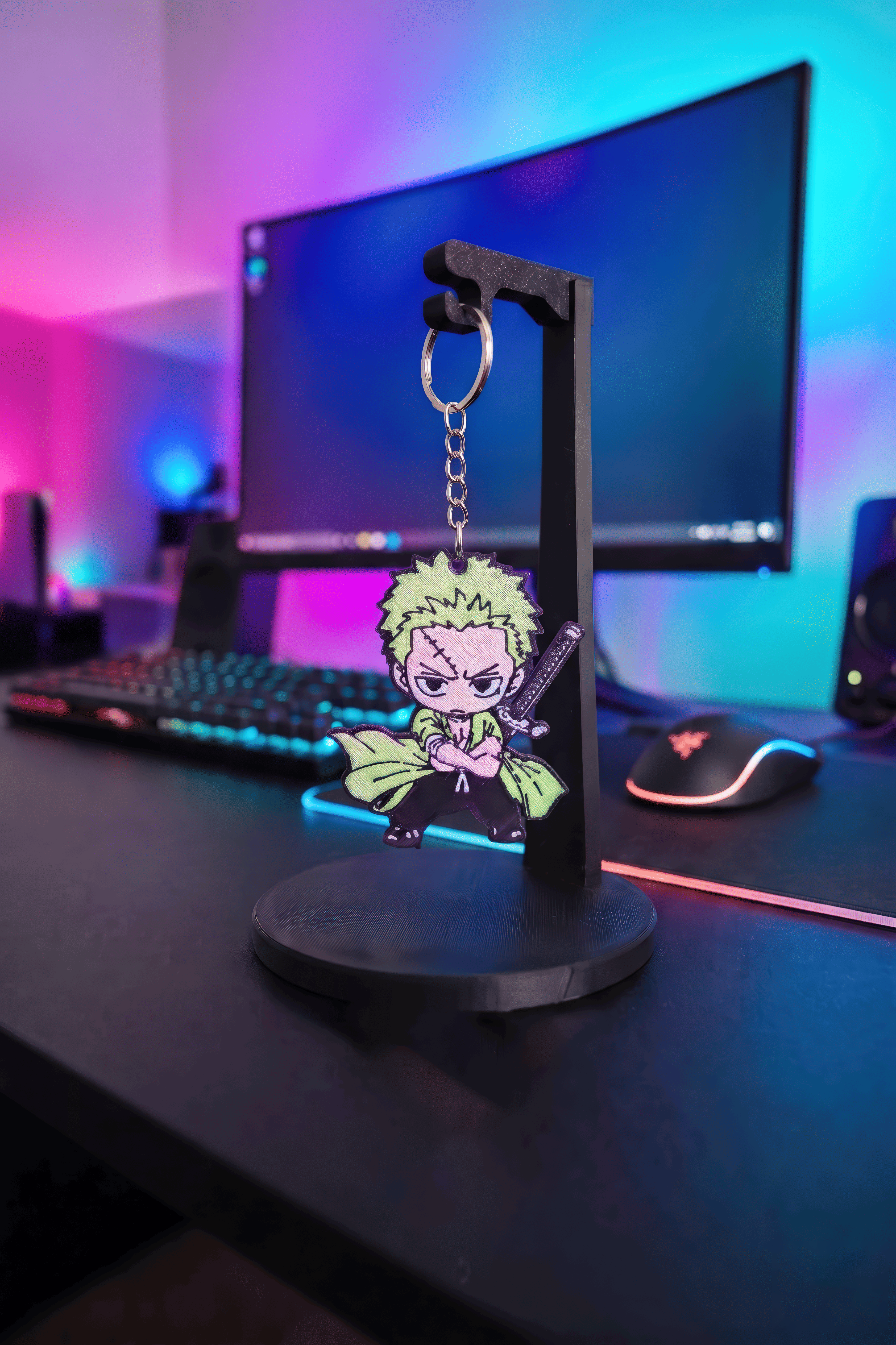 One Piece Zoro Anahtarlık