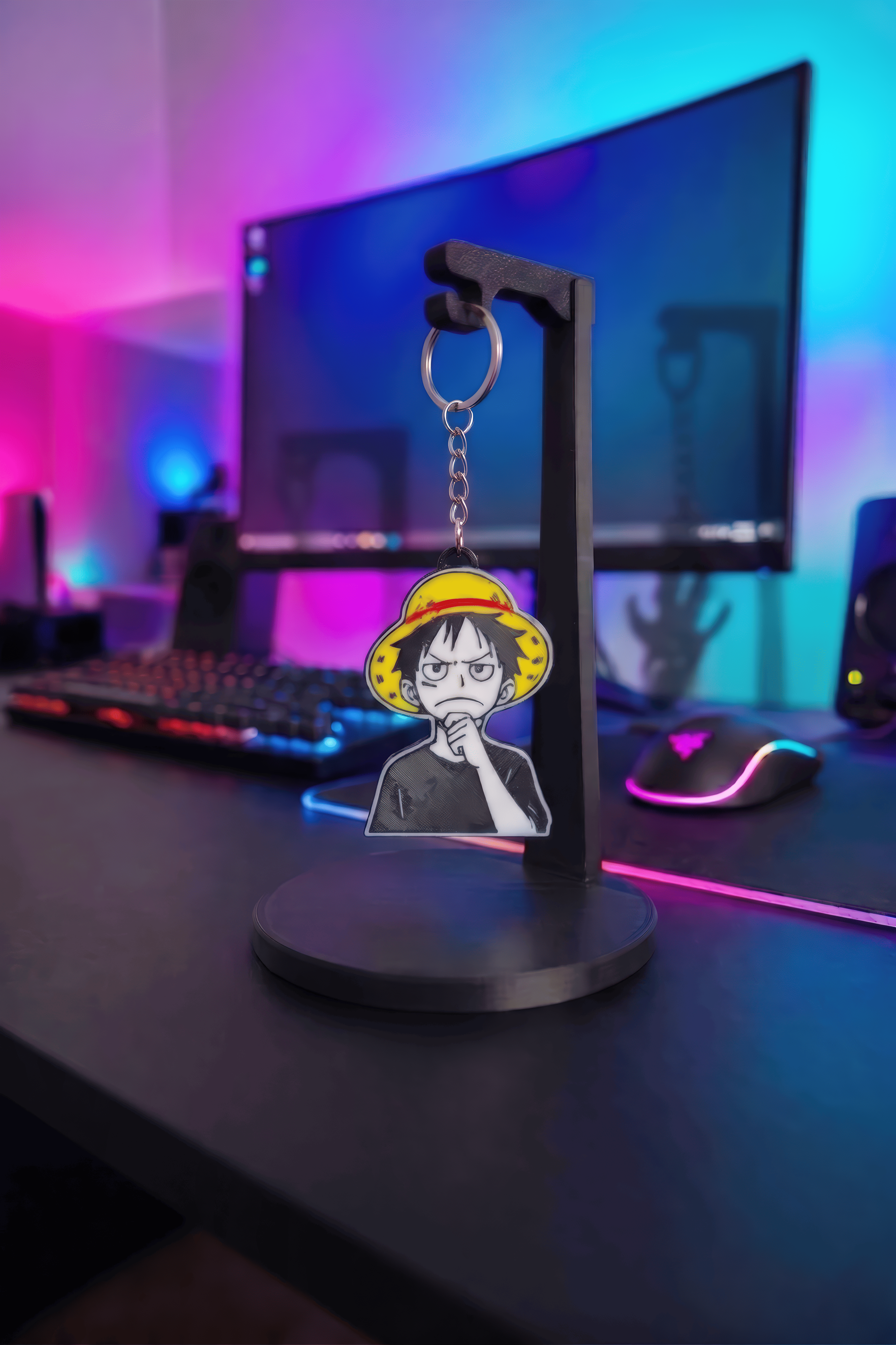 One Piece Luffy Anahtarlık
