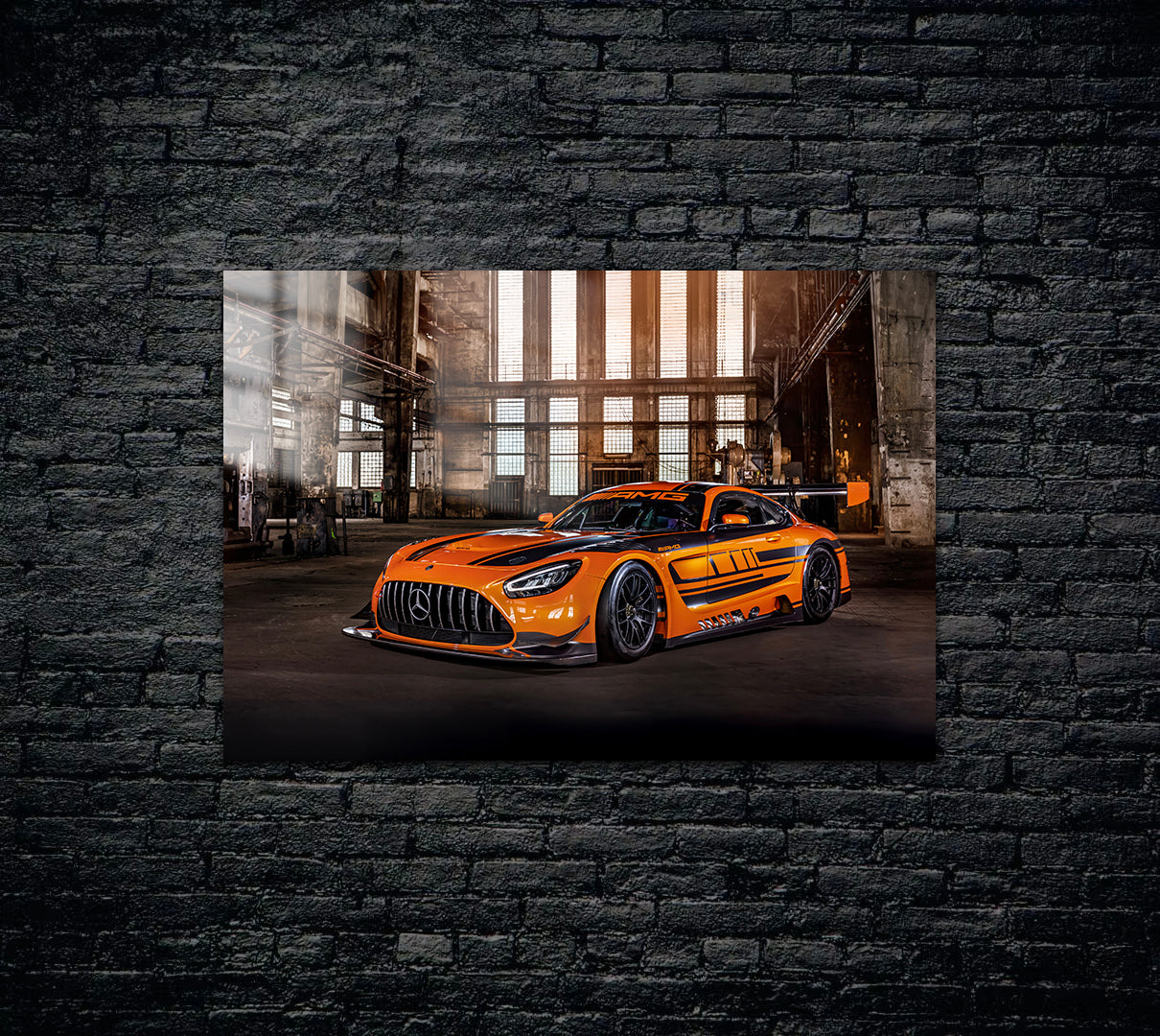 Mercedes Metal Poster 1573