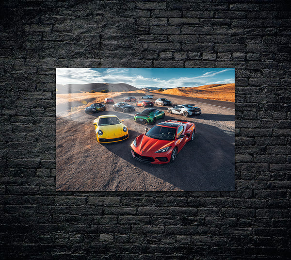 Chevrolet Metal Poster 1576