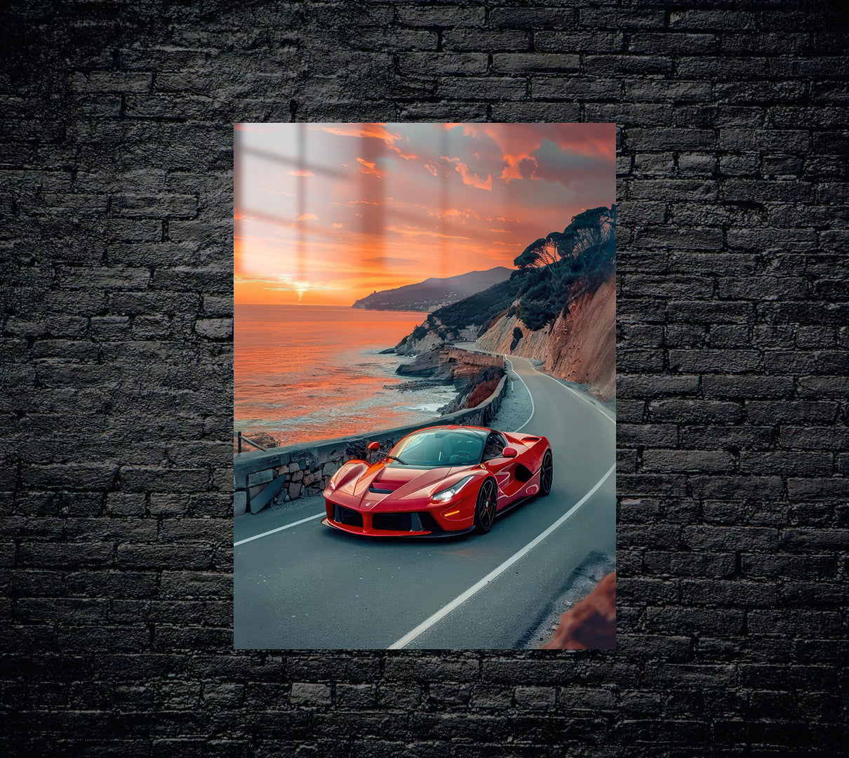 Ferrari Metal Poster 1581