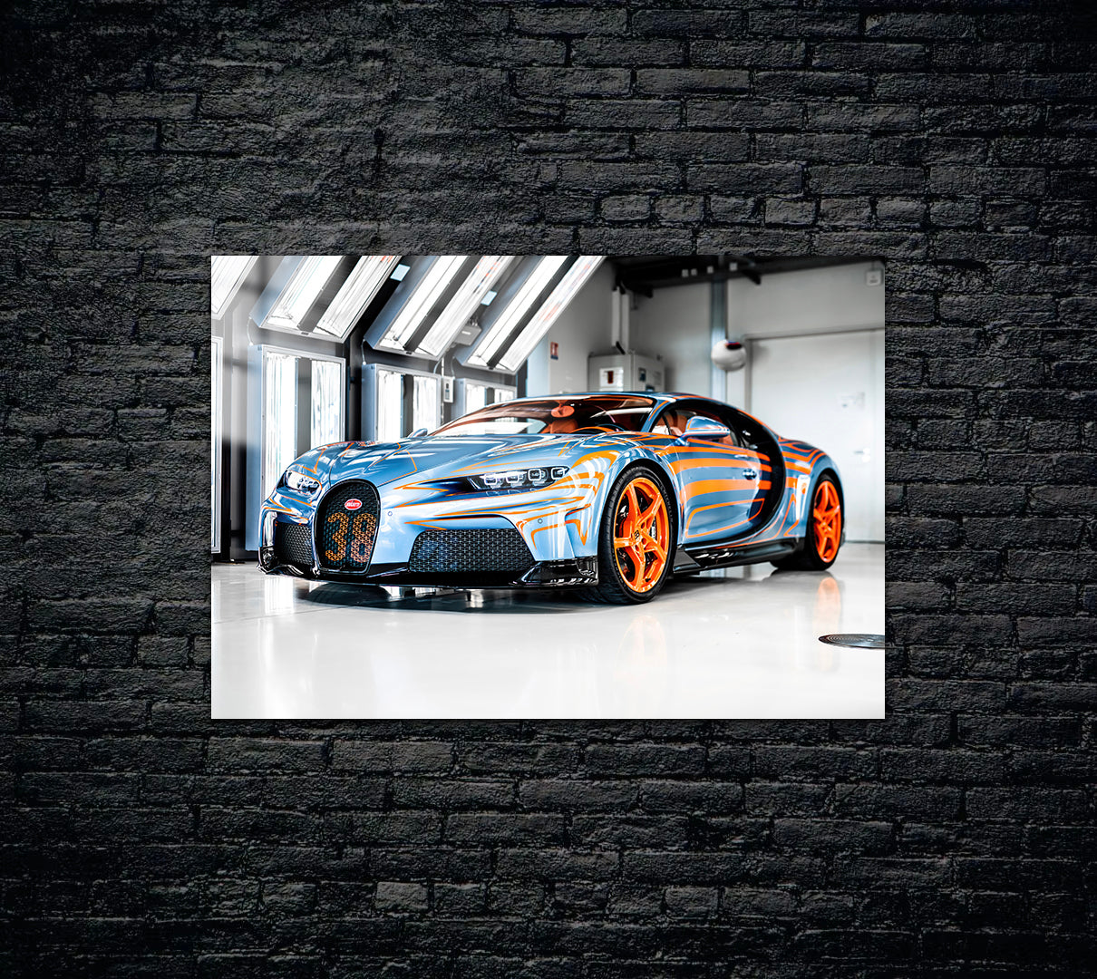 Bugatti Metal Poster 1557