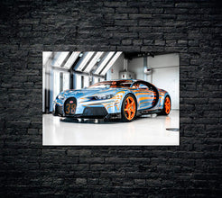 Bugatti Metal Poster 1557