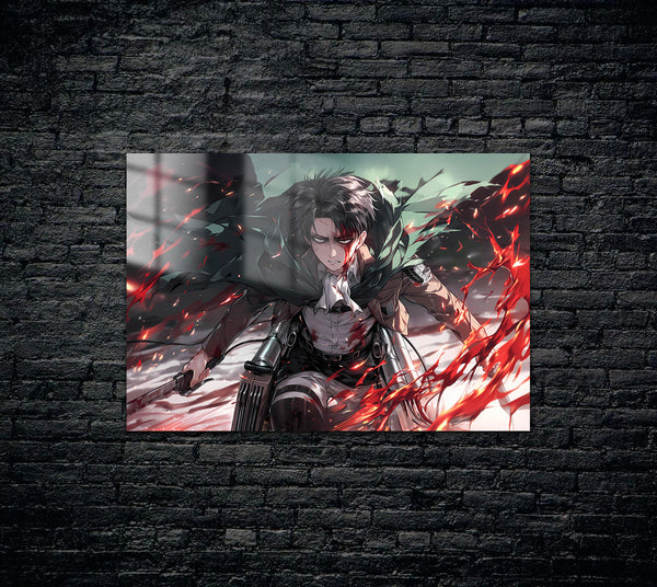Attack on Titan Levi Ackerman Metal Poster 19