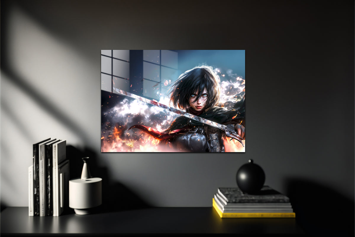 Attack on Titan Mikasa Ackerman Metal Poster 31