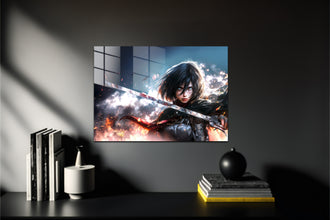 Attack on Titan Mikasa Ackerman Metal Poster 31