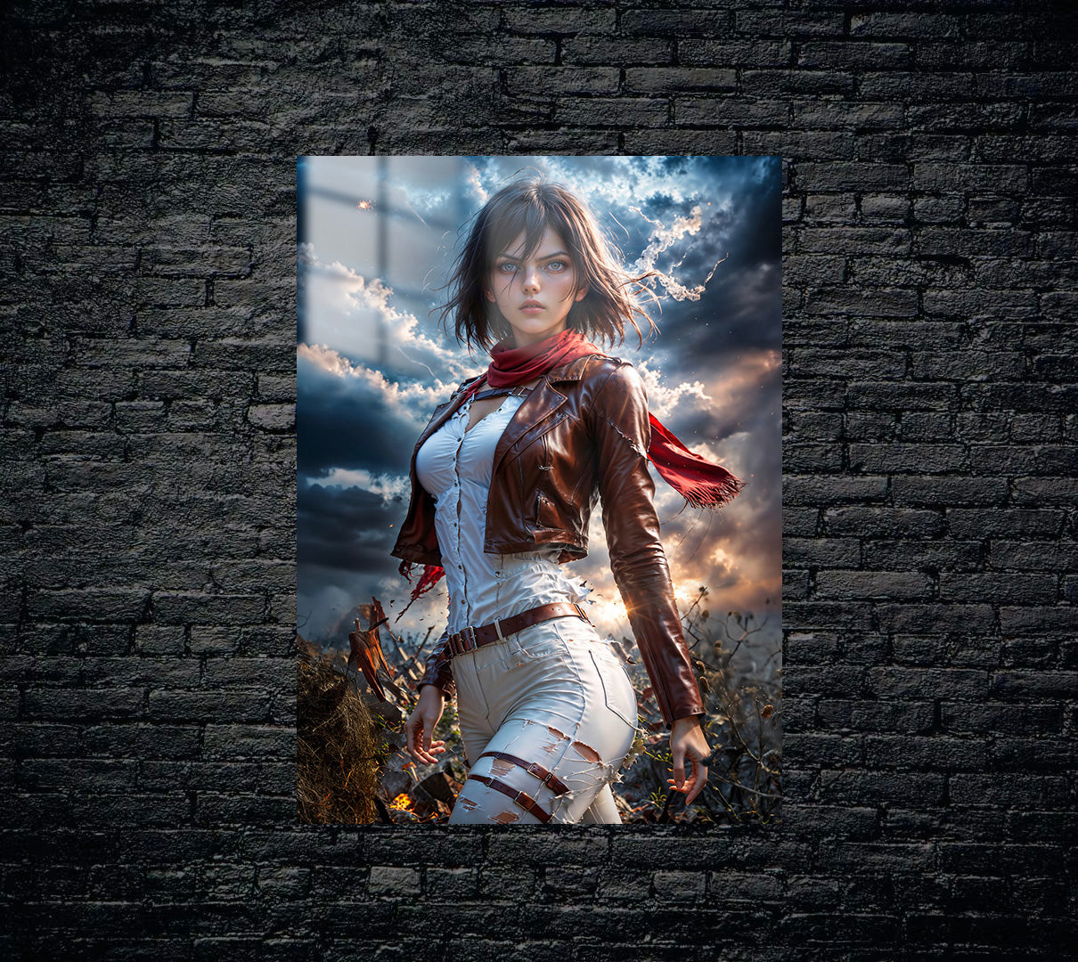 Attack on Titan Mikasa Ackerman Metal Poster 32