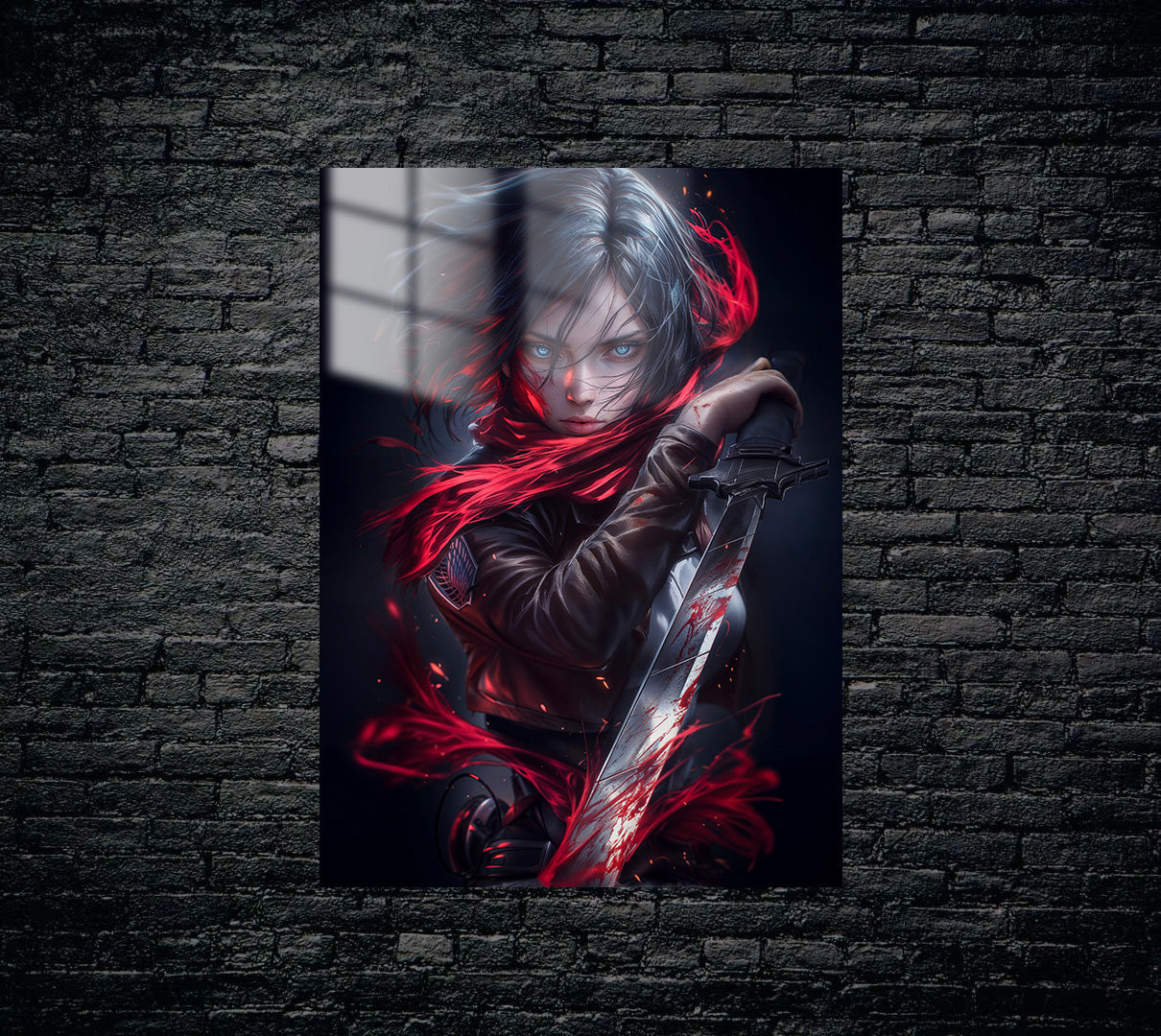Attack on Titan Mikasa Ackerman Metal Poster 35