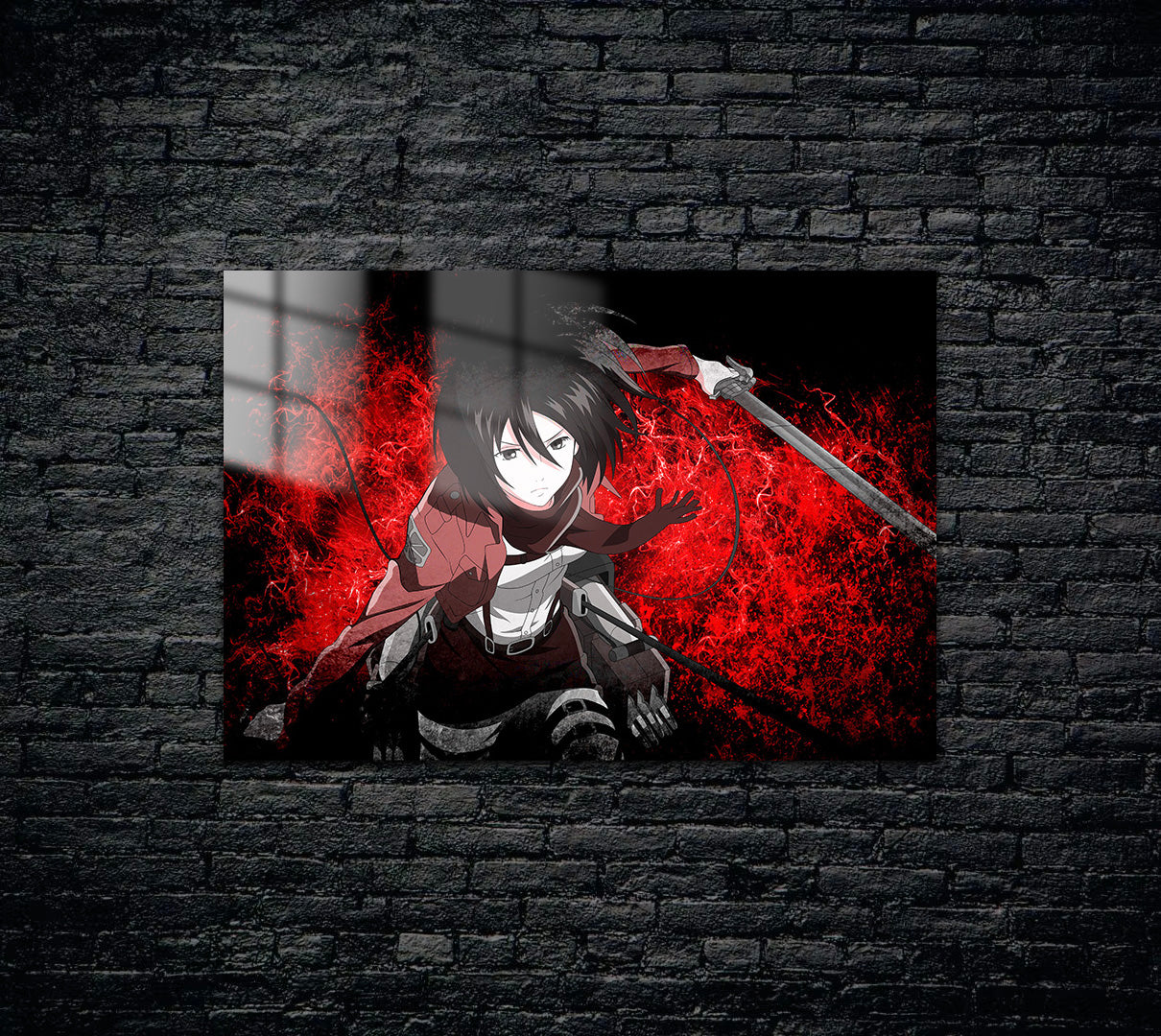 Attack on Titan Mikasa Ackerman Metal Poster 38