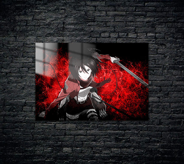 Attack on Titan Mikasa Ackerman Metal Poster 38