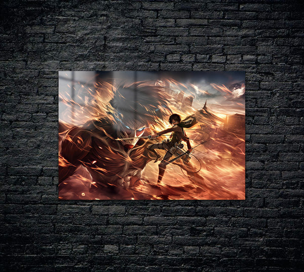Attack on Titan Eren Yeager Metal Poster 40