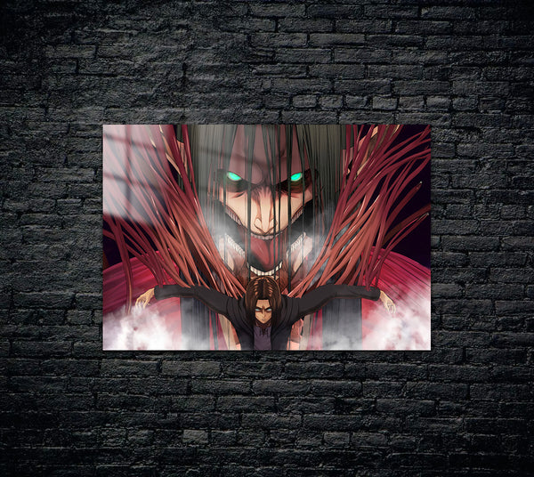 Attack on Titan Eren Yeager Metal Poster 43