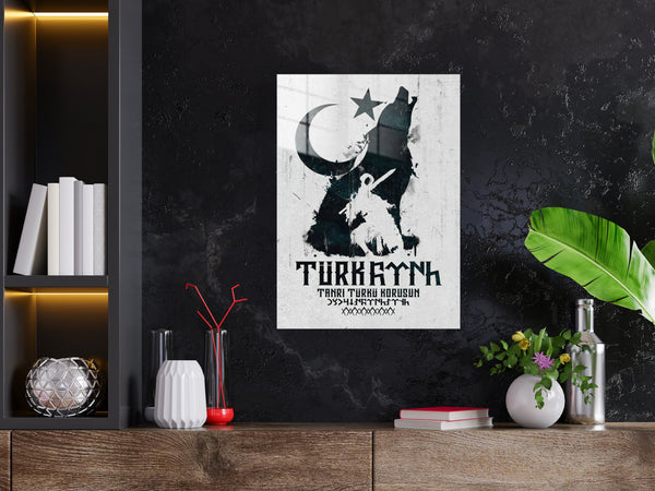 Türkçülük Metal Poster 1638