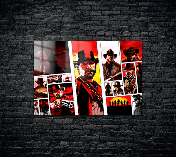 Red Dead Redemption RDR Metal Poster 1635