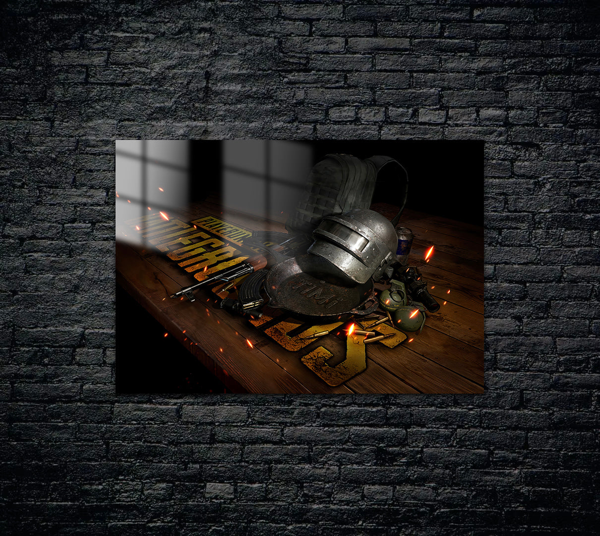 PUBG Battlegrounds Metal Poster 1191