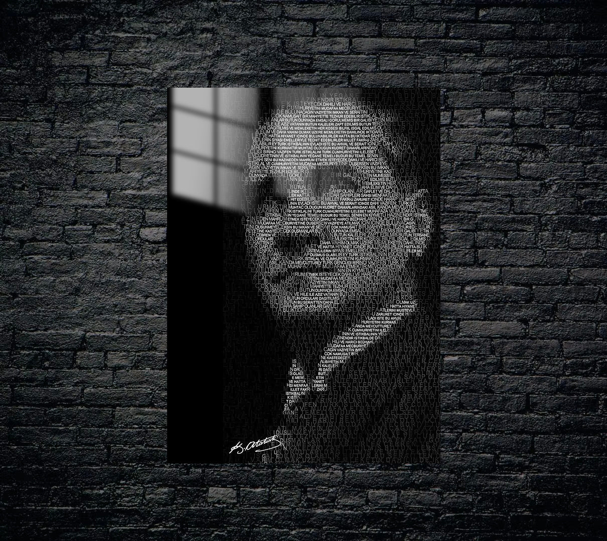 Atatürk Metal Poster 1643