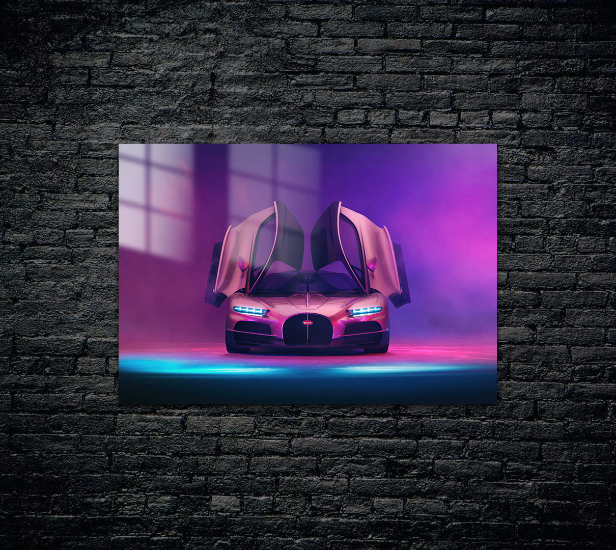 Bugatti Tourbillon Metal Poster 1681