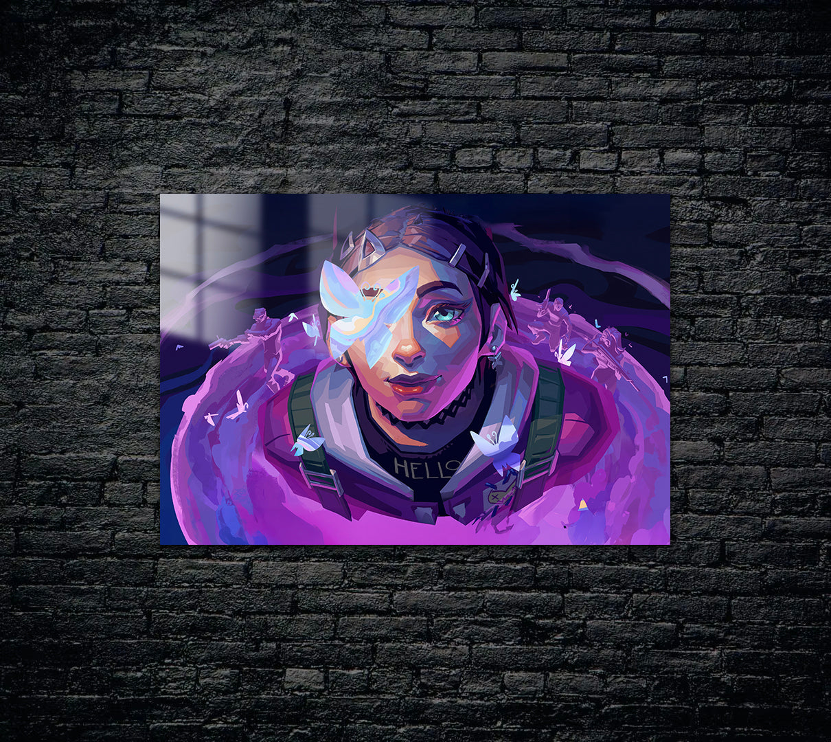Valorant Clove Metal Poster 1116