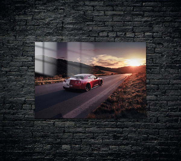 Nissan GTR Metal Poster 1672