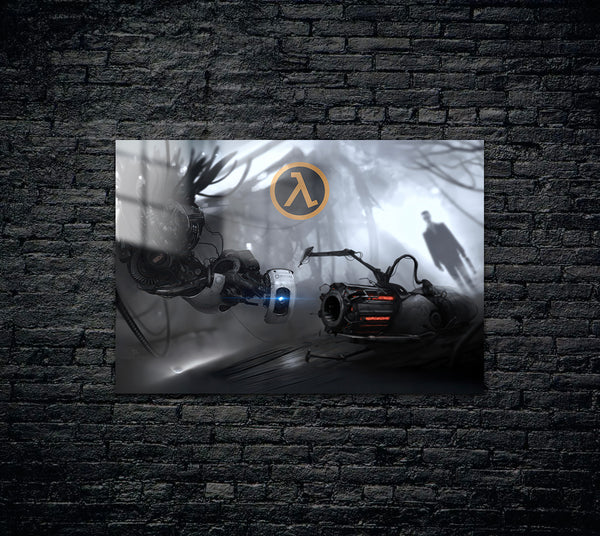Half Life Metal Poster 1619