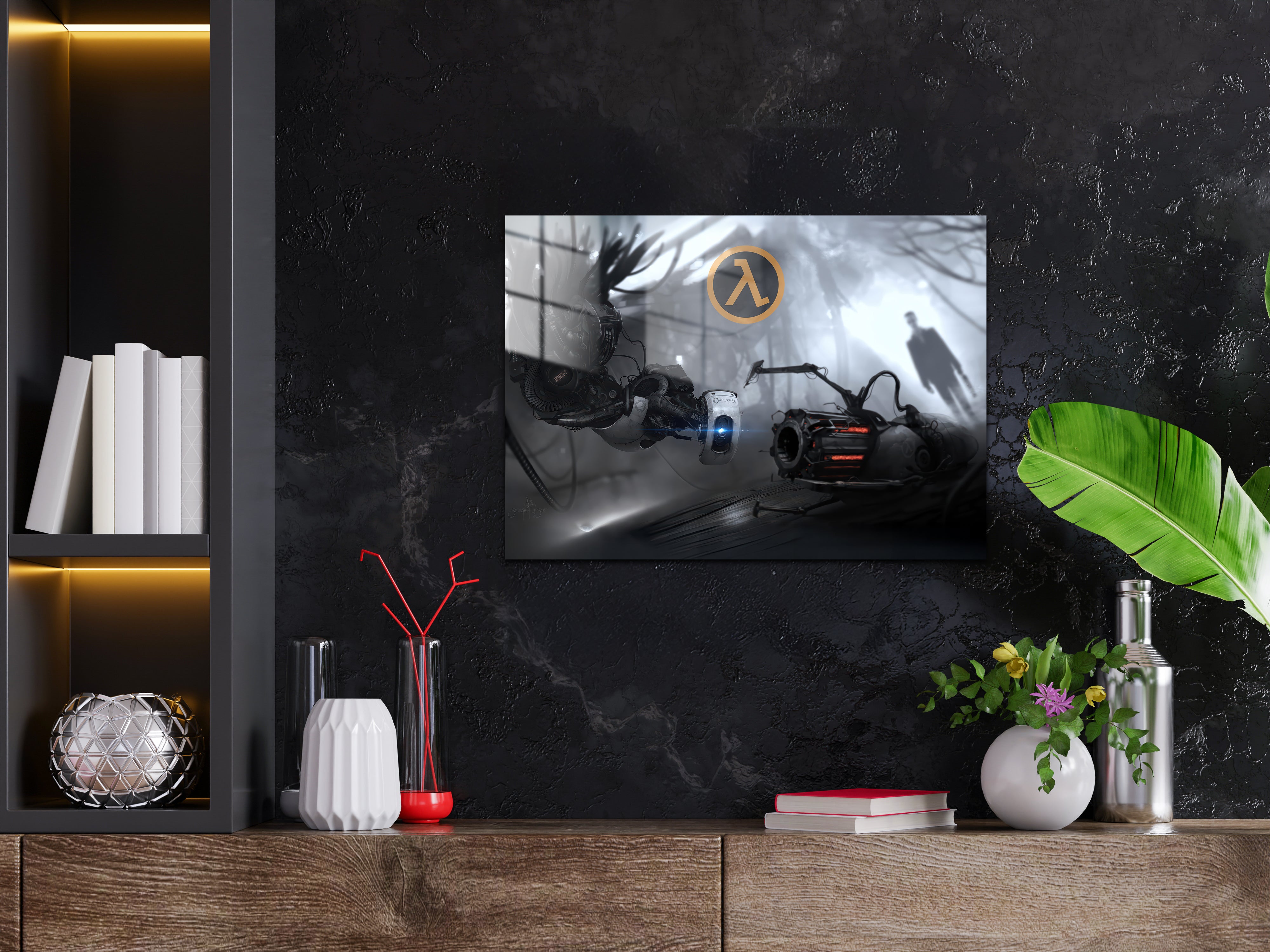 Half Life Metal Poster 1619