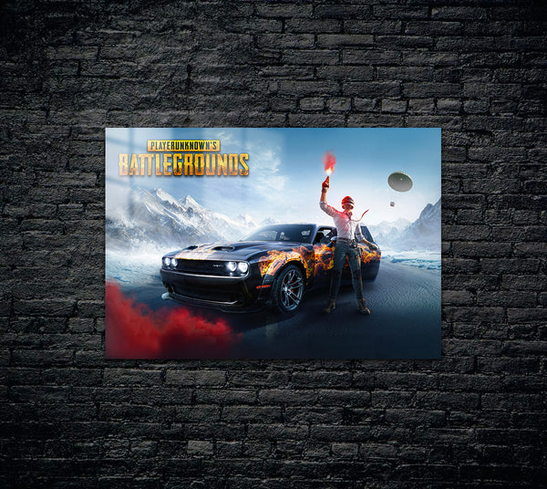 PUBG Battlegrounds Metal Poster 1179