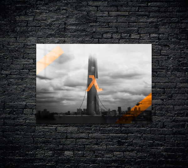 Half Life Metal Poster 1620