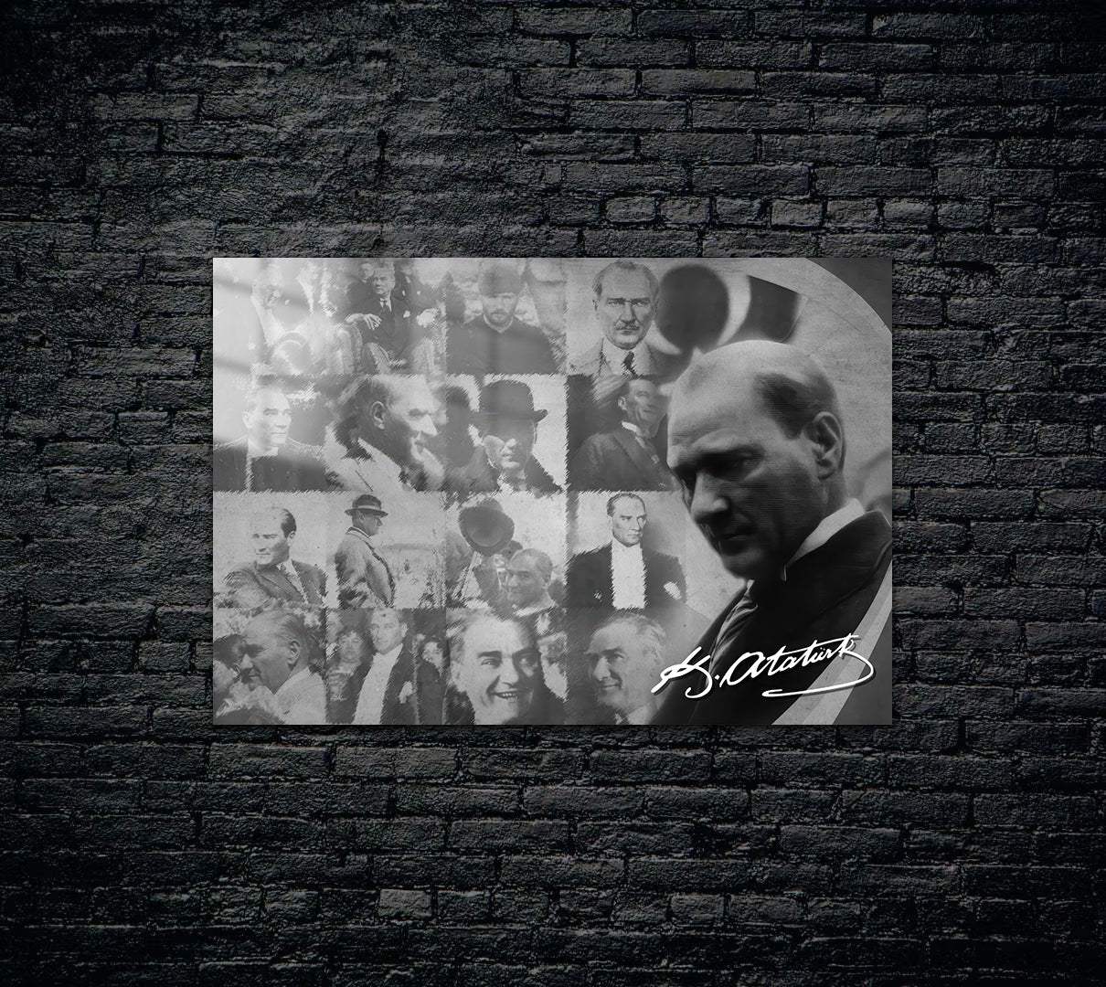 Atatürk Metal Poster 1646
