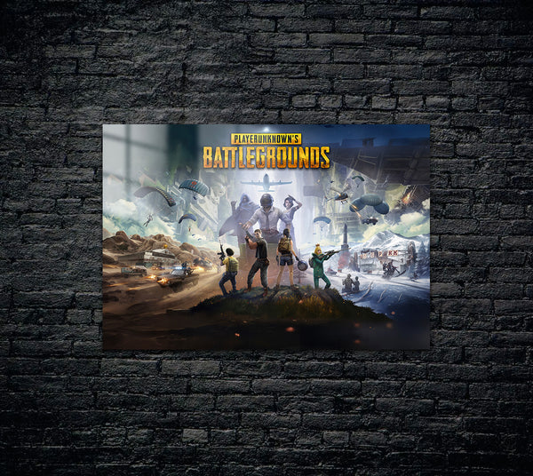 PUBG Battlegrounds Metal Poster 1203