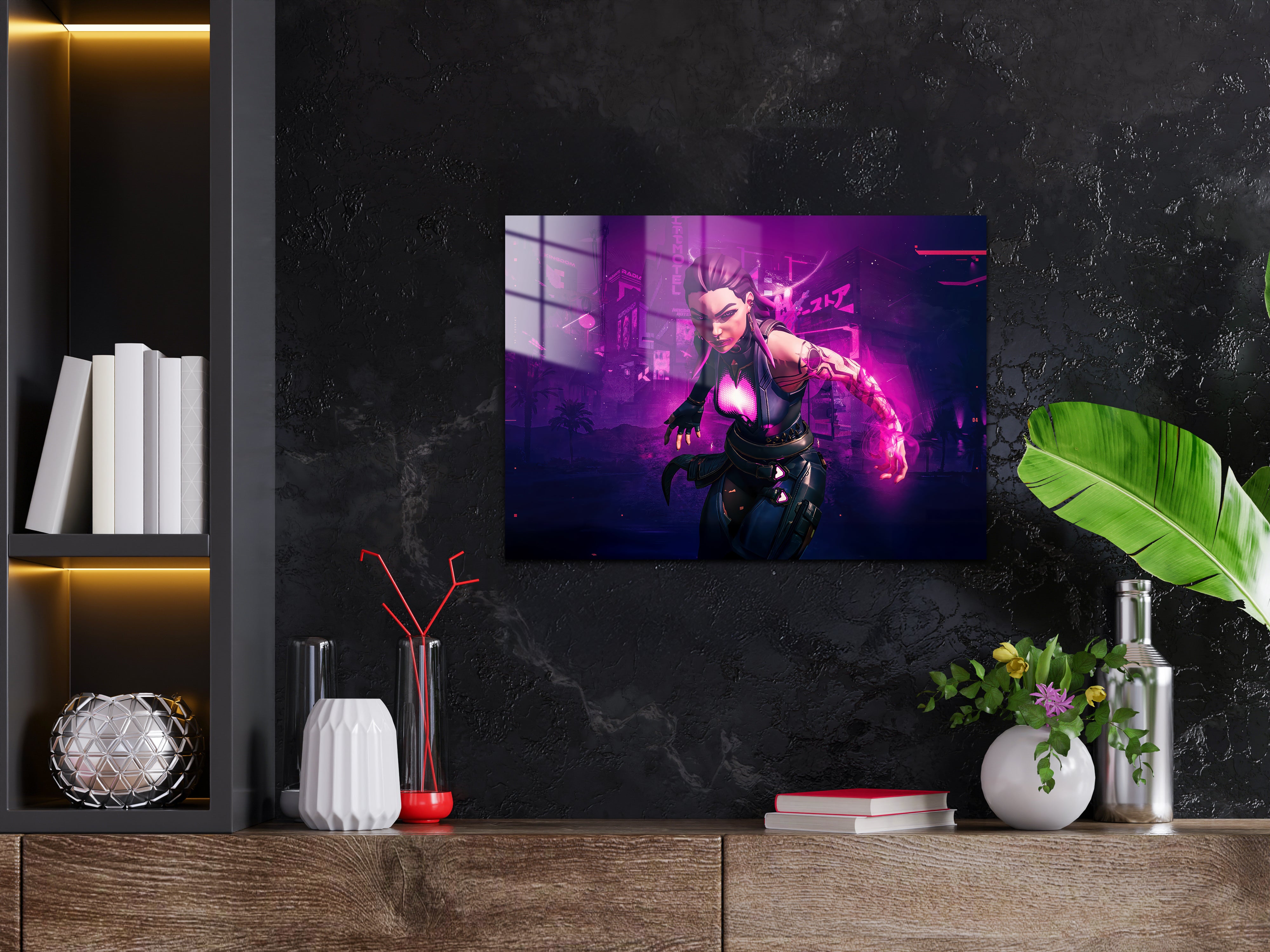 Reyna Valorant Metal Poster 1124