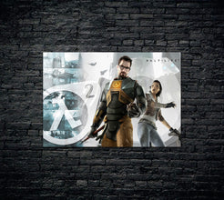 Half Life Metal Poster 1623