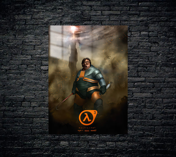 Half Life Metal Poster 1624