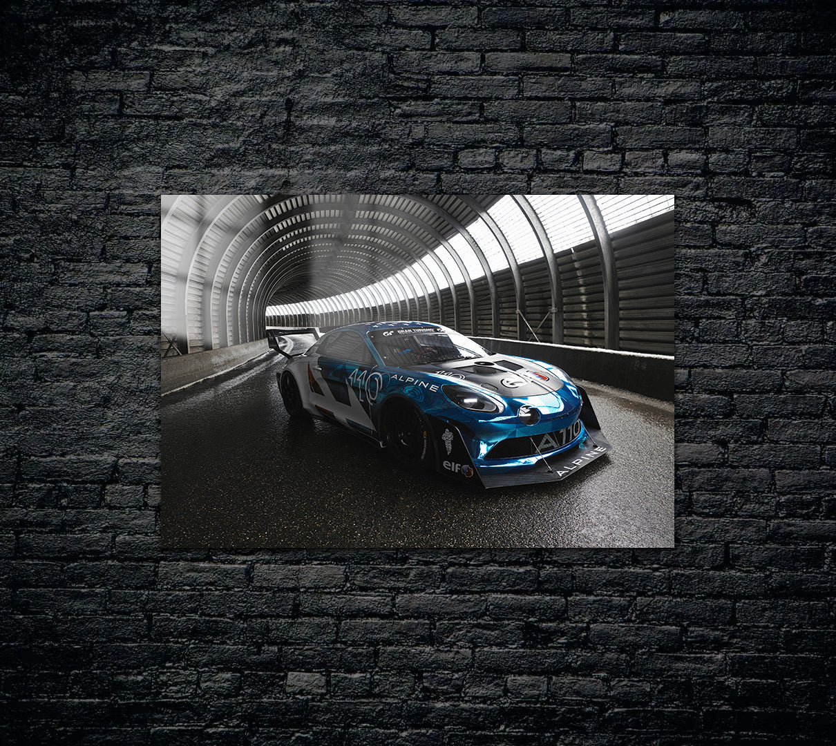 Alpine A110 Metal Poster 1676