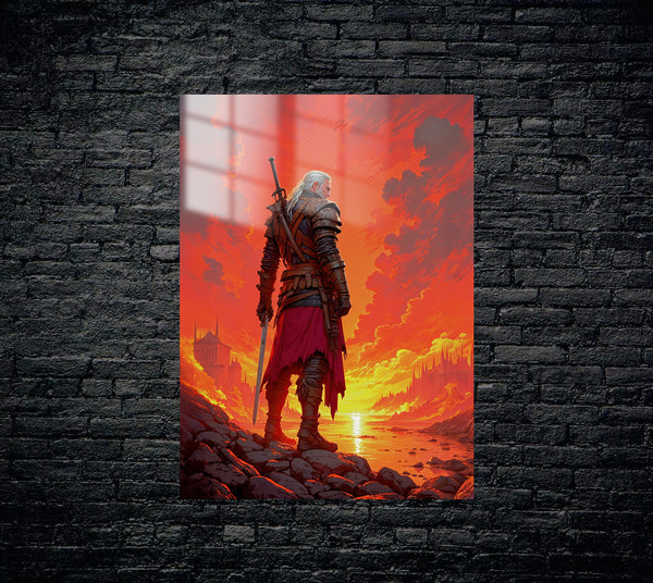 Witcher Geralt Metal Poster 1610