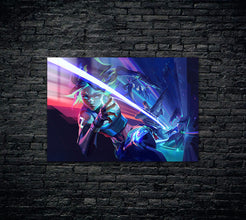 Neon Valorant Metal Poster 1100