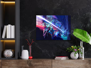 Neon Valorant Metal Poster 1100