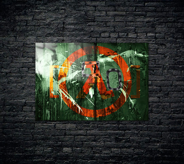 Half Life Metal Poster 1628
