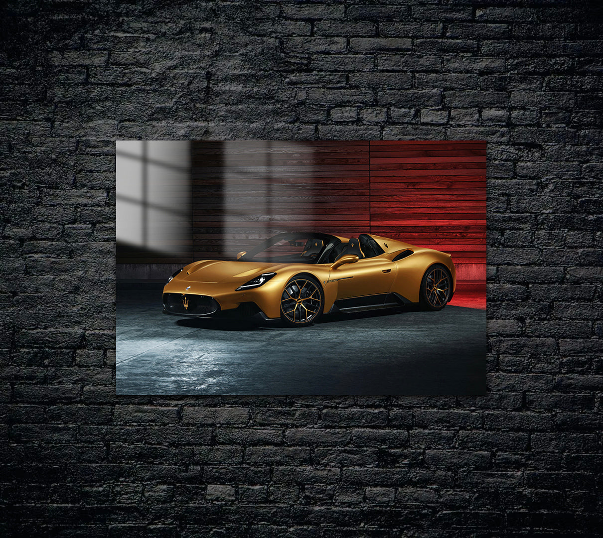 Maserati MC20 Cielo Metal Poster 1689