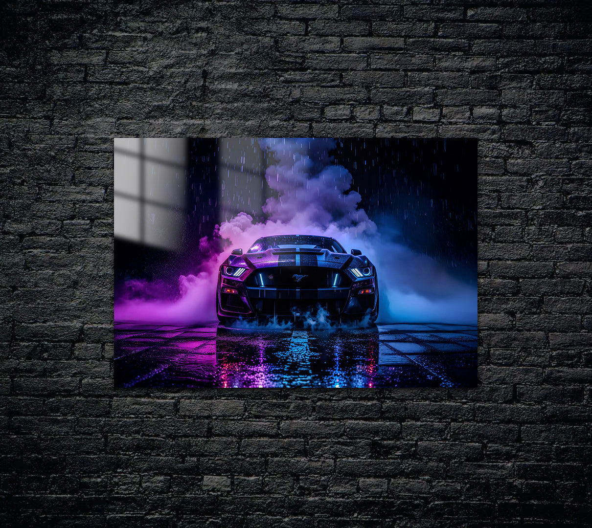 Ford Mustang Metal Poster 1671